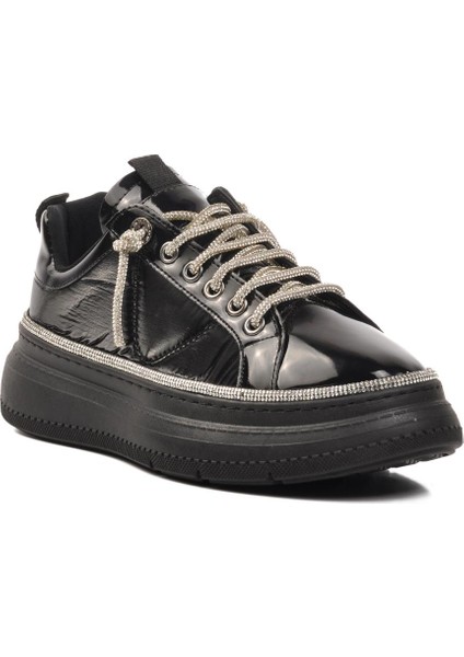K732455 Siyah Rugan Kadın Casual Ayakkabı