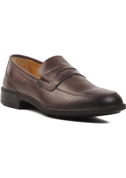 27113 Kahve Deri Erkek Günlük Ayakkabı