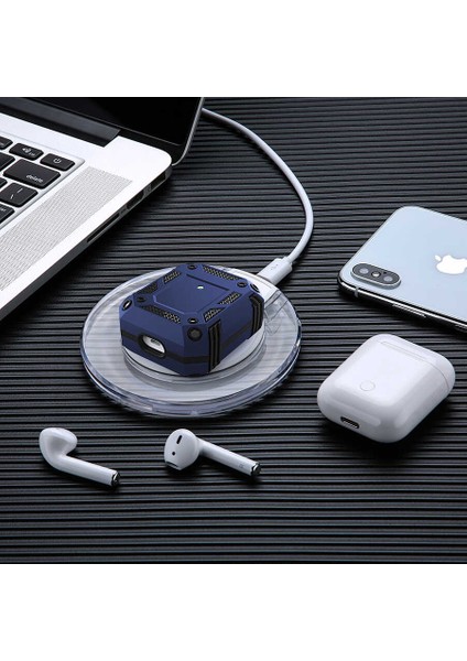 Air Pods Kılıf Airbag 15 Kılıf-Lacivert
