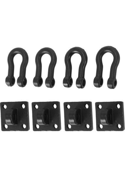 4 Adet Römork Çekme Tokası Çekme Kelepçe Kancası 1/10 Rc Kaya Paletli Eksenel SCX10 Trx4 D110 Rc Araba Kamyon (Yurt Dışından) fiyatları