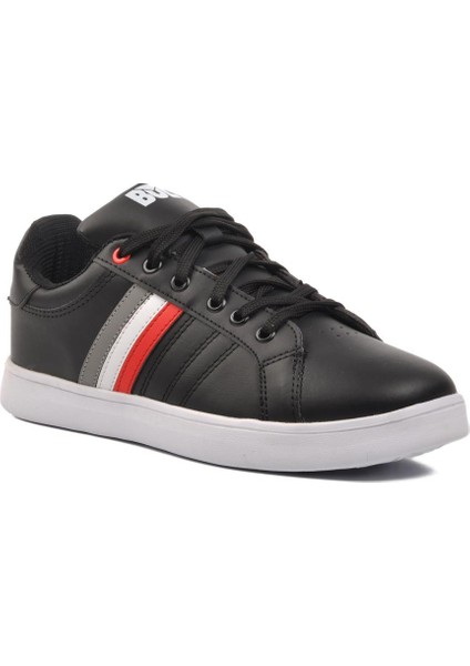 231304 Siyah-Beyaz Erkek Spor Ayakkabı