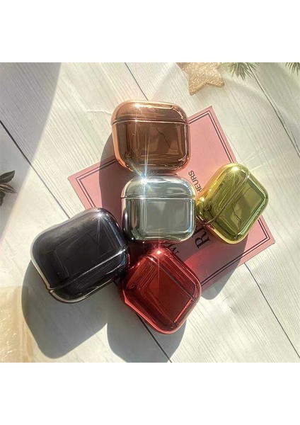 Air Pods 3. Nesil Kılıf Airbag 08 Silikon-Gold
