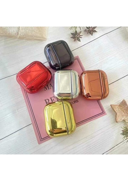Air Pods 3. Nesil Kılıf Airbag 08 Silikon-Gold