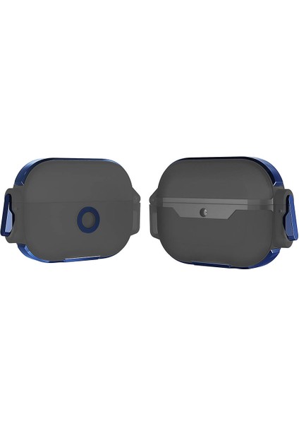 Air Pods 3. Nesil Airbag 34 Darbelere Karşı Dayanıklı Kılıf-Mavi