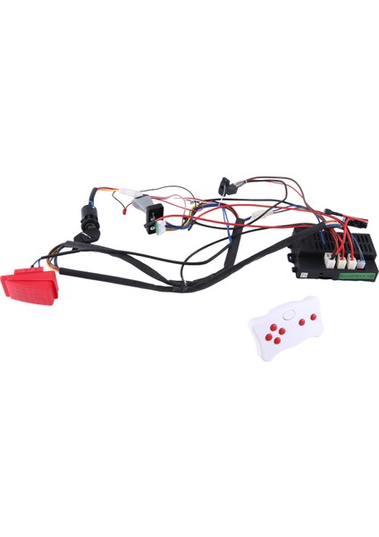 Dıy Çocuk Elektrikli Araba Kablo Demeti, Anahtar ve Uzaktan Kumanda Alıcısı 4WD Binilen Oyuncaklar Aksesuarları (Yurt Dışından) fırsatları
