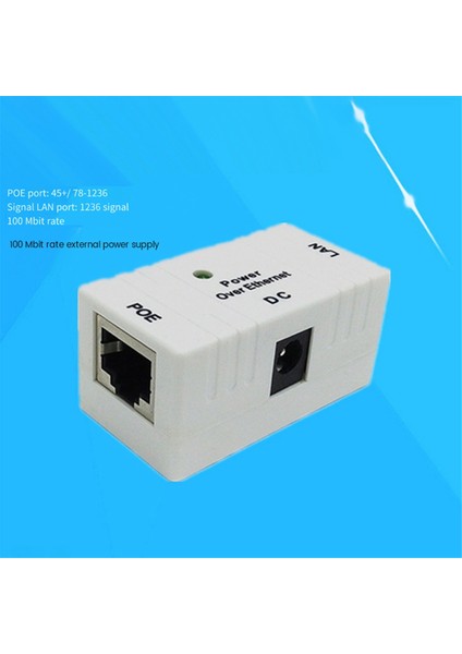 100 Mbps 5V 12V 24V 48V/1A Bjw Poe Enjektör Güç Splitter Ip Kamera Için Poe Adaptör Modülü Aksesuarları-Beyaz (Yurt Dışından) fiyatları