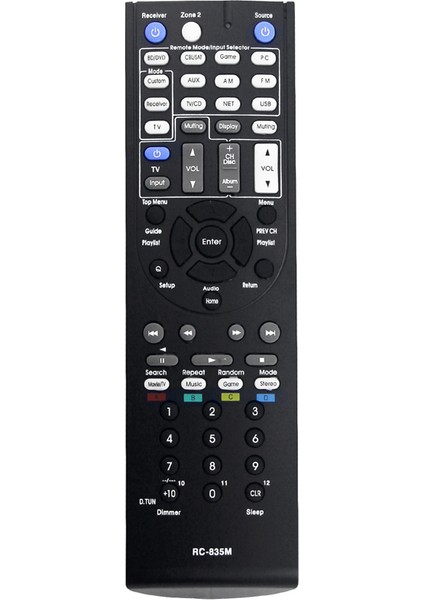 RC-835M Stereo Alıcı Için Uzaktan Kumandayı Değiştirin 24140835 RC835M RC-835M RT24140835 DTR204 Dtr-20.4 Dtr 20.4 (Yurt Dışından)