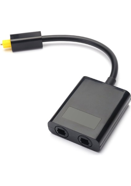 Çift Bağlantı Noktalı Dijital Optik Fiber Ses Ayırıcı Kablo Adaptörü 1 Giriş 2 Çıkış (Yurt Dışından)