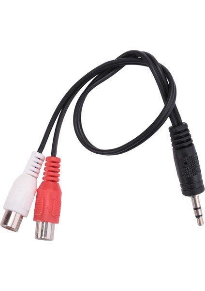 3,5 mm Stereo Adaptör Kulaklık Jakı - 2 Rca Jak Adaptörü Ses Kablosu, 3,5 mm Erkek - 2x Rca Dişi (Yurt Dışından)