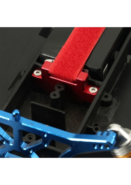 Metal Pil Tutucu Montajı 1/10 Slash 2WD Şasi Yükseltme Parçaları Için Aşağı Tutun Gri (Yurt Dışından)