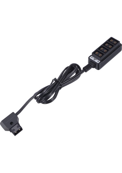 D-Tap Erkek - 4 Bağlantı Noktalı P-Tap Dişi Kamera Güç Kaynağı Dağıtıcısı Dtap Fourway Splitter (Yurt Dışından)