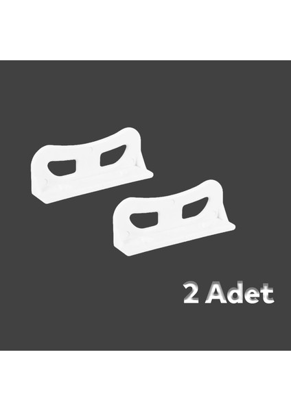 Pencere Kapı Sineklik Kolu Plastik Pimapen Pvc L Tipi Tutucu Tutamağı 2 Adet