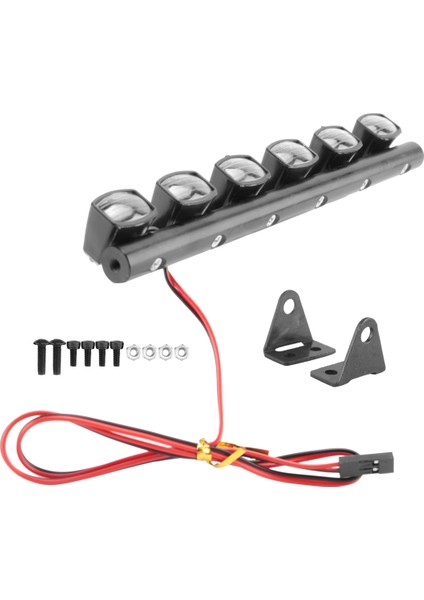 Rc Araba Işık Çubuğu Kiti 6 Gövde Çatı Işıkları 1/10 Rc Paletli Araba Kamyon Aksesuarları (Yurt Dışından) modelleri