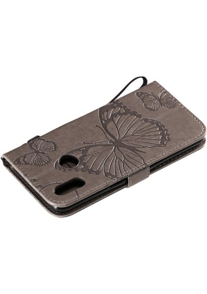 Kart Yuvası Standı ile Realme 3 Flip Kickstand Için Flip Case Darbeye Pu (Yurt Dışından) modelleri
