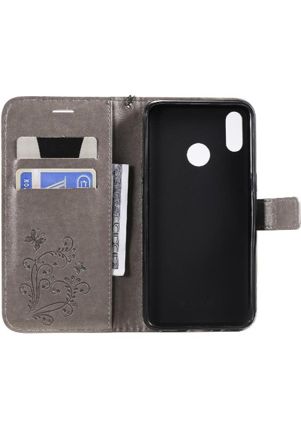 Kart Yuvası Standı ile Realme 3 Flip Kickstand Için Flip Case Darbeye Pu (Yurt Dışından) indirimleri