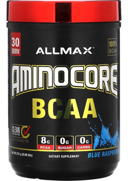 Amınocore Bcaa  Blue Raspberry Ahududu 315GR Usa Menşei