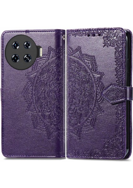 Tecno Spark Için Flip Case 20 Pro 4g Basit Iş Deri Kılıf Flip (Yurt Dışından)
