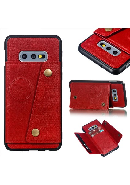 Samsung Galaxy A91 Kickstand Kart Tutucu Darbeye Cüzdan Için Cüzdan Kılıf (Yurt Dışından) fiyatları