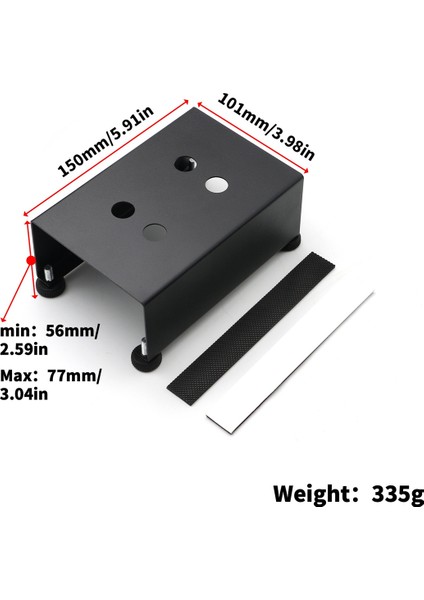 Metal Tamir Istasyonu Çalışma Standı Montaj Platformu Tutucu Rc Araba Için Evrensel 1/8 1/10 -4 Eksenel SCX10 (Yurt Dışından)