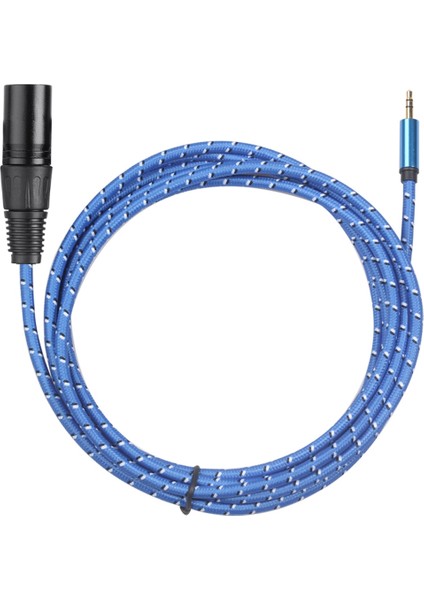 3.5 mm Mini 3pin Xlr Erkek Pc Için Kulaklık Mikser Mikrofon Stereo Kamera Amplifikatörü (Erkek) (Yurt Dışından)