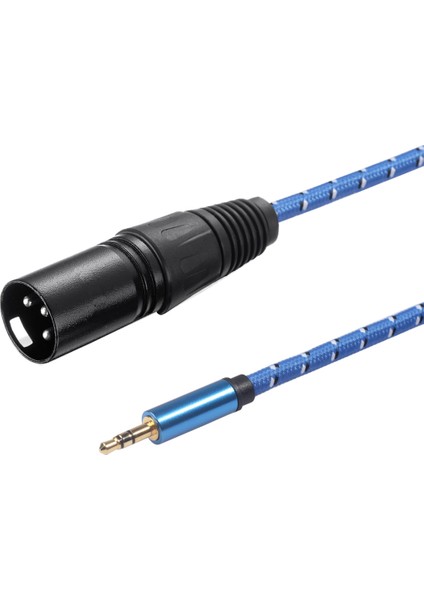 3.5 mm Mini 3pin Xlr Erkek Pc Için Kulaklık Mikser Mikrofon Stereo Kamera Amplifikatörü (Erkek) (Yurt Dışından)