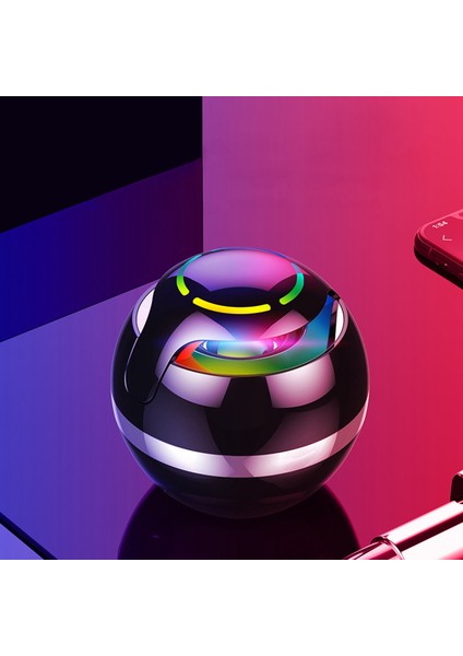 Bluetooth Hoparlör Taşınabilir Hoparlör 3D Stereo Müzik Renkli Solunum Işığı Desteği Fm Tm Kart Ağır Bas (Mavi) (Yurt Dışından) fiyatları
