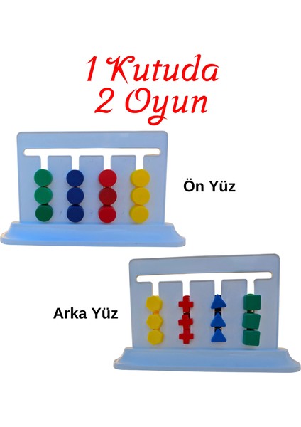 Four Plus Game - Rubik Abaküs Montessori Zeka Oyunu - Eğitici ve Eğlenceli fiyatları