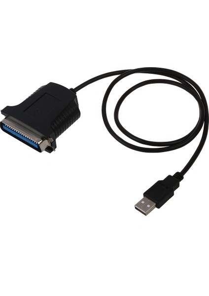 Yeni Paralel Bağlantı Noktası DB36 Yazıcı USB Express Kart Dönüştürücü Adaptör Siyah (Yurt Dışından)