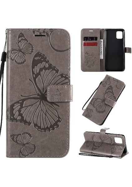 Samsung Galaxy Not 10 Lite Pu Deri Flip Kickstand Manyetik (Yurt Dışından)
