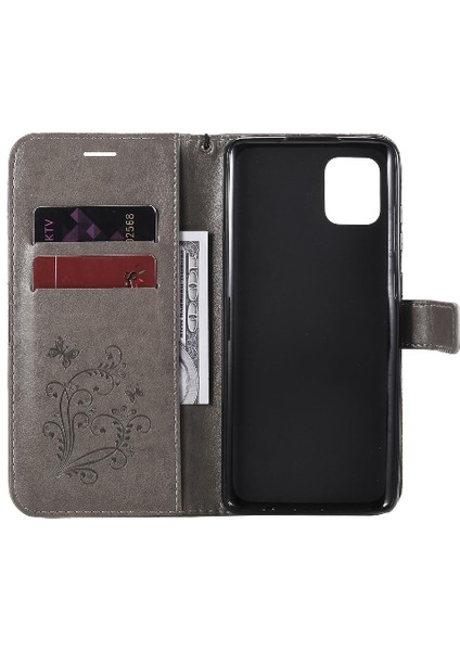 Samsung Galaxy Not 10 Lite Pu Deri Flip Kickstand Manyetik (Yurt Dışından)
