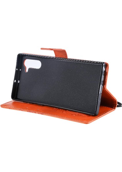 Samsung Galaxy Not 10 Için Kılıf Pu Deri Darbeye Kapak Flip Kickstand (Yurt Dışından)