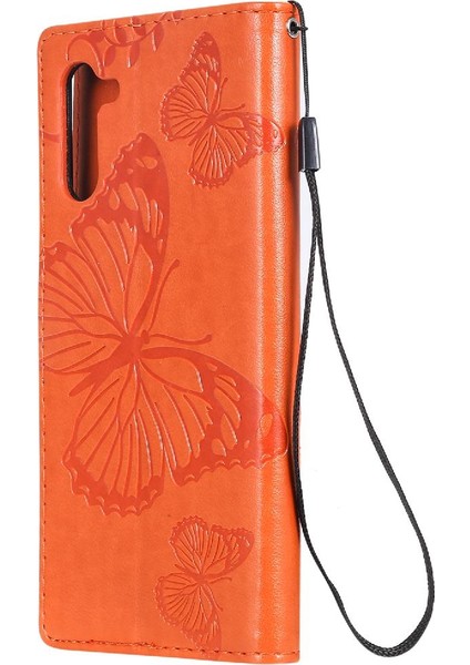 Samsung Galaxy Not 10 Için Kılıf Pu Deri Darbeye Kapak Flip Kickstand (Yurt Dışından)