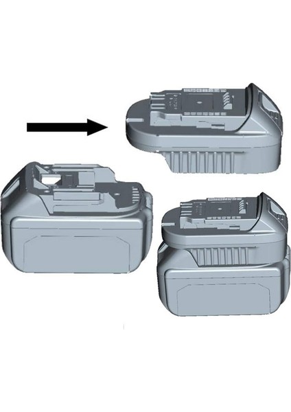 MT20DL Pil Adaptörü Dönüştürücü Aracı Için 18V Li-Ion Pil Için Dönüştürme BL1830 BL1860 BL1815 (Yurt Dışından)