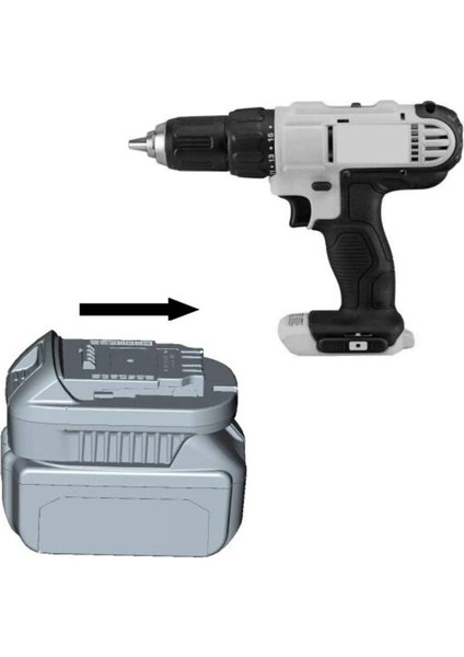 MT20DL Pil Adaptörü Dönüştürücü Aracı Için 18V Li-Ion Pil Için Dönüştürme BL1830 BL1860 BL1815 (Yurt Dışından)