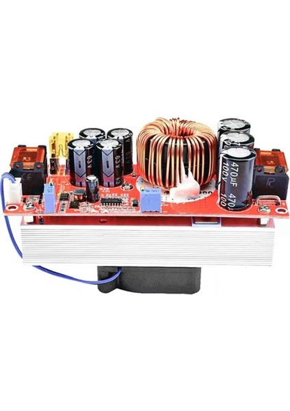 1500W Yükseltme 1800W Dc-Dc Boost Dönüştürücü Step Up Güç Kaynağı Modülü DC10-60V 12-90V Ayarlanabilir Gerilim Dönüştürücü (Yurt Dışından)