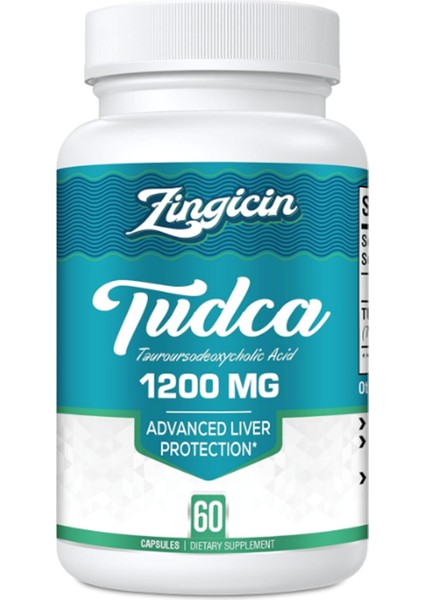 Tudca Supplement 1200MG - 60 Veggie Capsules Made In Usa 3541
