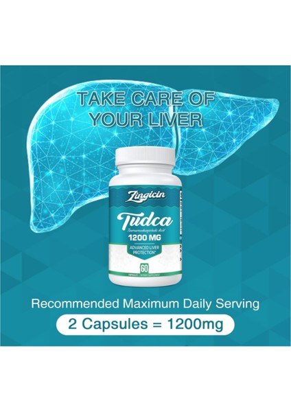 Tudca Supplement 1200MG - 60 Veggie Capsules Made In Usa 3541 fırsatları