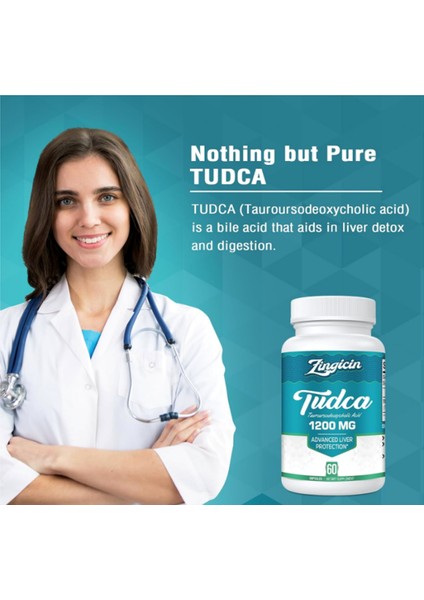 Tudca Supplement 1200MG - 60 Veggie Capsules Made In Usa 3541 indirimleri