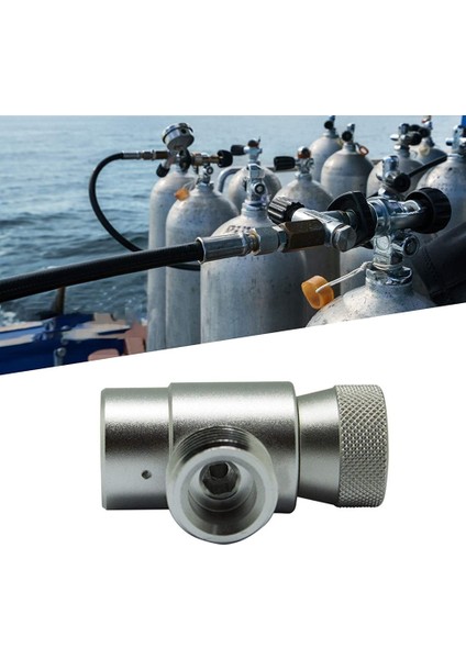 Gümüş Adaptör, Akvaryum Silindirleri Için Alüminyum TR21-4 - W21.8 Gaz Co2 Doldurma Dönüştürücü (Yurt Dışından) modelleri