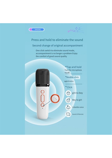 Aile ve Dış Mekan Için LED Müzik Ritim Işığına Sahip Mini Bluetooth 5.3 Taşınabilir Hoparlör B (Yurt Dışından) fiyatları