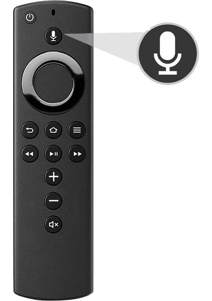 L5B83H Yedek Sesli Uzaktan Kumanda (2gen) 2. Nesil Fire Smart Stick, Tv Cube 2. Nesil ve 1. Nesil Için Uygundur (Yurt Dışından)