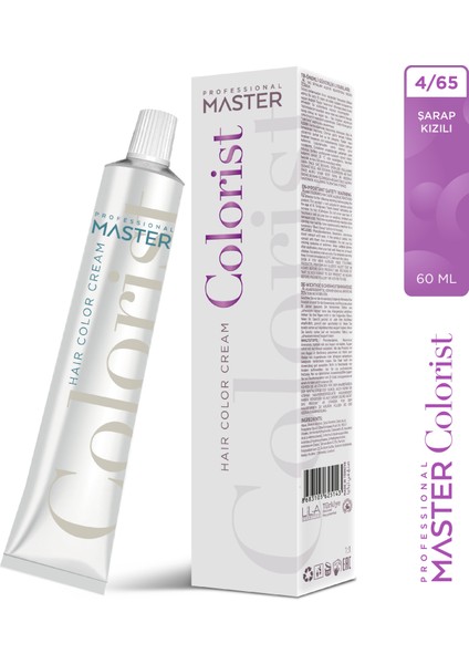 Master Colorist Profesyonel Tüp Boya 60 ml