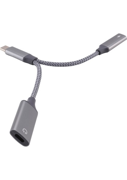 Ses Adaptörü Için USB C, Kadın Kulaklık Dönüştürücü Için USB Tip C Erkek ve Pd 60W Şarj Dongle'ı (Yurt Dışından)