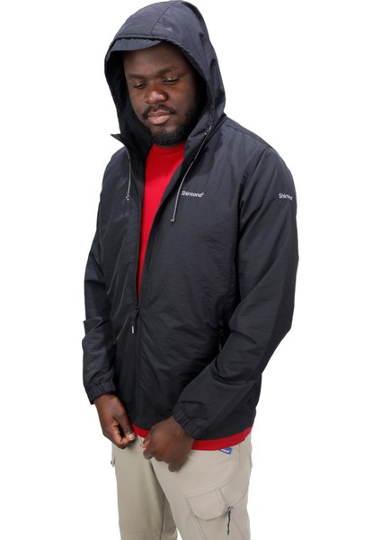 Erkek Suya ve Rüzgara Dayanıklı Siyah Yağmurluk fiyatları