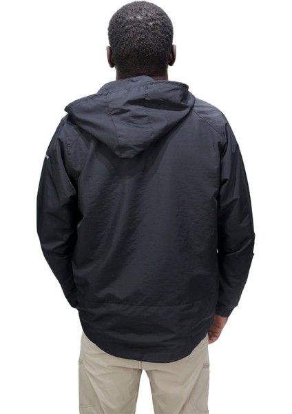 Erkek Suya ve Rüzgara Dayanıklı Siyah Yağmurluk modelleri