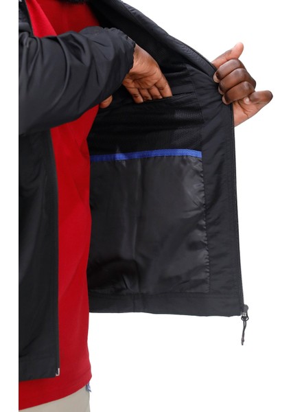 Erkek Suya ve Rüzgara Dayanıklı Siyah Yağmurluk fırsatları