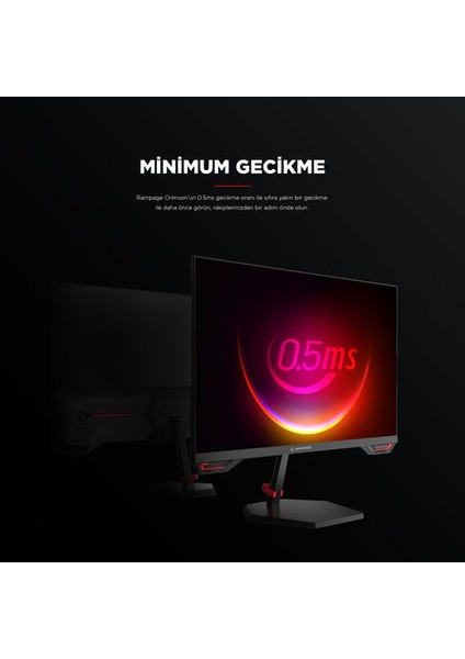 Crımson CR25R180 25" 180Hz 0.5ms Csot Fast IPS Fhd Freesync/g-Sync Pc Flat Oyuncu Monitörü 