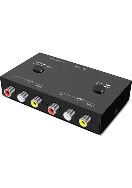 1080P 2rca - Hd Dönüştürücü Bilgisayar Projeksiyonunu Hd Sinyal Ürünleri Için Tv Adaptörüne Bağlama Av Sinyal Ürünlerini Bağlama (Yurt Dışından)