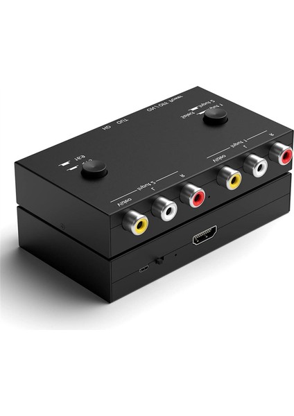 1080P 2rca - Hd Dönüştürücü Bilgisayar Projeksiyonunu Hd Sinyal Ürünleri Için Tv Adaptörüne Bağlama Av Sinyal Ürünlerini Bağlama (Yurt Dışından) modelleri