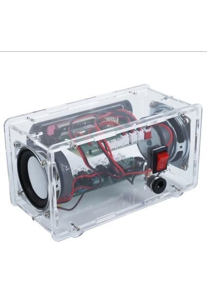 Dıy Bluetooth Hoparlör Kiti LED Fm Radyo USB Mini Ev Ses Amplifikatörü Dijital Ekran Lehimleme Projesi ile (Siyah) (Yurt Dışından) fırsatları